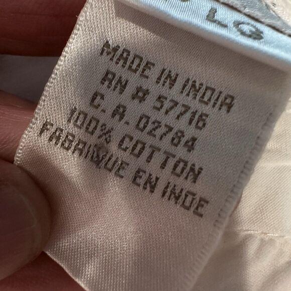 White Elegance Temple Dress Wedding Modest Church Maxi Bottom back Medium PLG - Picture 13 of 16